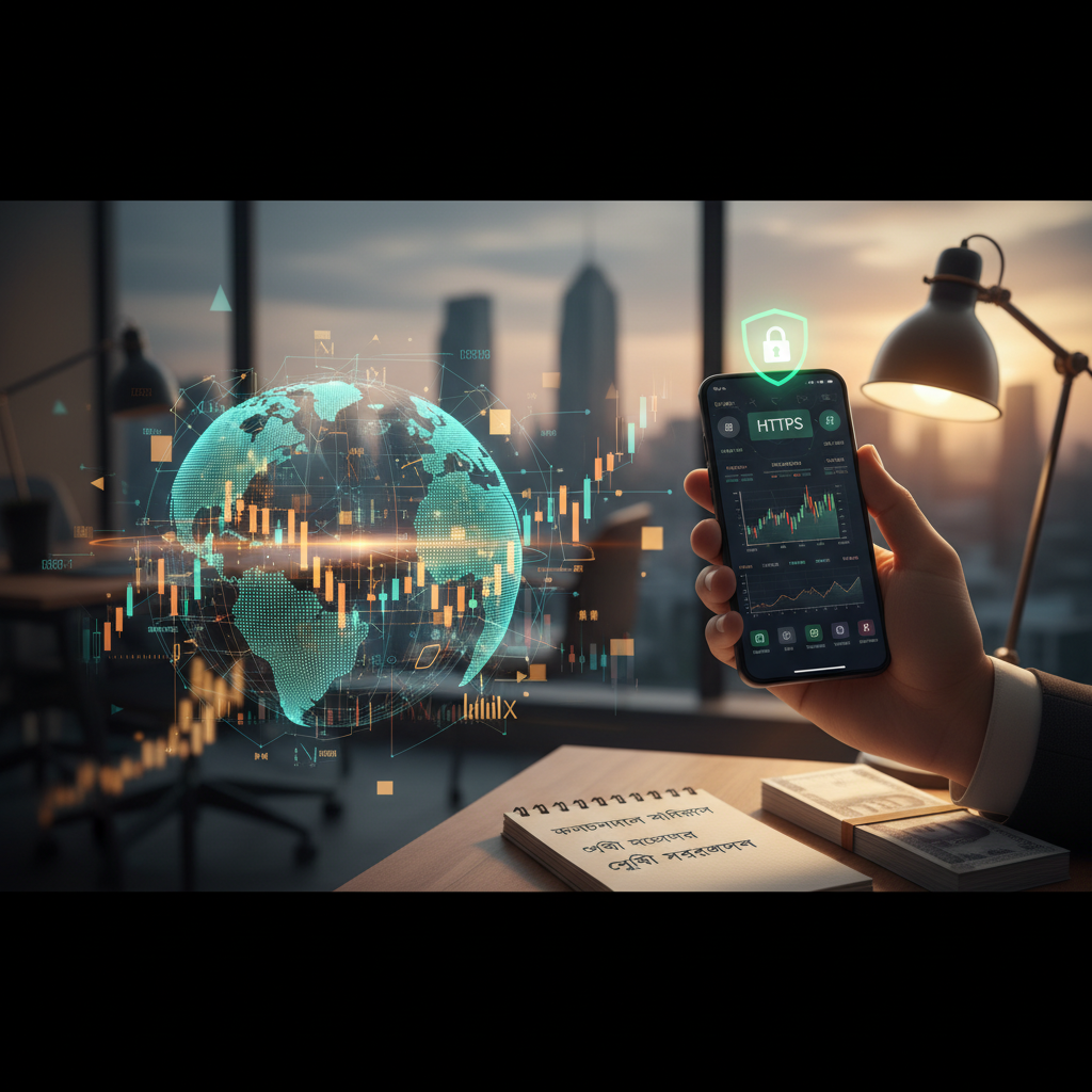 বাংলাদেশে ছোট তহবিল নিয়ে মোবাইল অ্যাপ দিয়ে ফরেক্স ট্রেডিং শেখার ধাপে ধাপে গাইড: ফান্ডামেন্টাল ও টেকনিক্যাল বিশ্লেষণ, ঝুঁকি ব্যবস্থাপনা ও বাস্তব ট্রেডিং প্ল্যান।